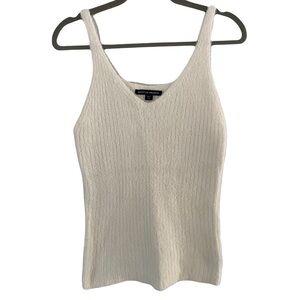 Boston Proper Cream Sweater Tank